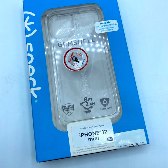 Speck Products GemShell iPhone 12 Mini Case, Clear/Clear (137596-5085) - Picture 1 of 7